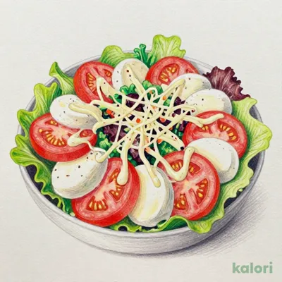 トマトとモッツァレラのサラダ 野菜すりおろしドレッシング