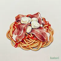 生ハムとモッツァレラのトマトソーススパゲッティ
