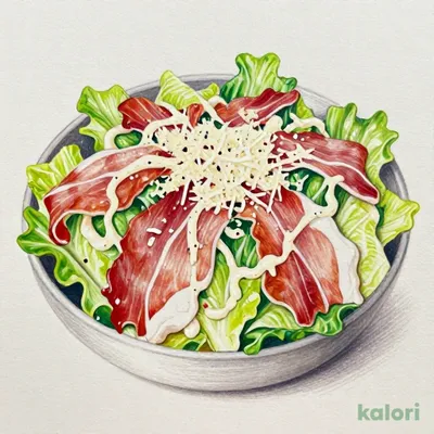生ハムのシーザーサラダ