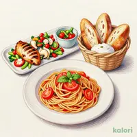 選べるスパゲッティと前菜3種セット