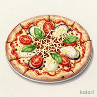 【ハーフ＆ハーフピザ】マルゲリータ＆なすとひき肉の辛味トマトソース
