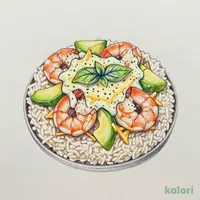 Frozen Shrimp and Avocado Basil Cream Doria