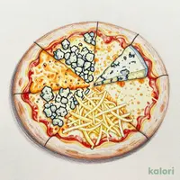 Quattro Formaggi (4-Cheese) Pizza