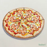 Chef's Holiday Garlic Shrimp Pizza