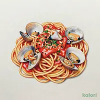 アサリのトマトソース