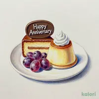 Anniversary Dessert Plate