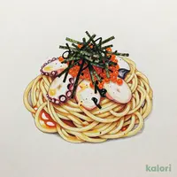 Octopus and Spicy Cod Roe Japanese-Style Pasta
