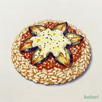 ナスとモッツァレラのミートソースリゾット
