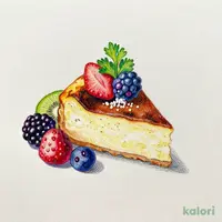 バスクチーズケーキ バスク地方の塩を添えて