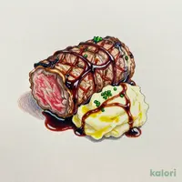プライムビーフの炭火焼き[肩ロース]