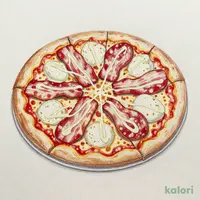 Bacon and Salami Pizza