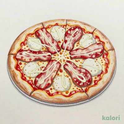 Bacon and Salami Pizza