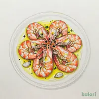 海老のアヒージョ