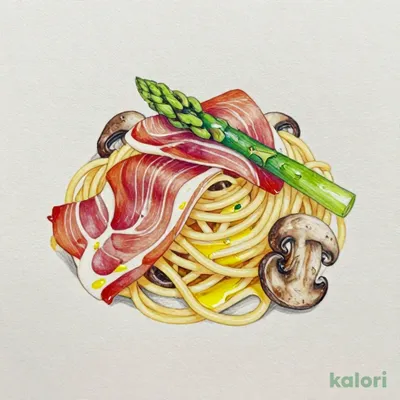 Prosciutto, Mushroom, and Asparagus Peperoncino