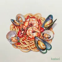 魚介たっぷりのペスカトーレトマトソース
