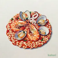 Seafood Pescatore Tomato Sauce Risotto