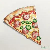 【激辛唐辛子3倍】セラーノペッパー&ソーセージ(L・イタリアン・1ピース)