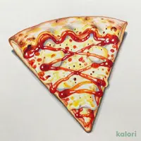 プレーンチーズピザ（旨辛ホットソース）（L・イタリアン・1ピース）