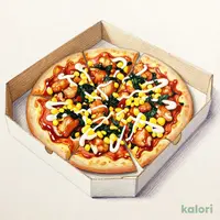 Pizza-La Teriyaki Chicken Box