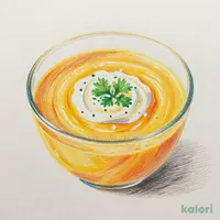 かぼちゃの冷製クリームスープ