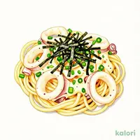 明太子とイカの冷製和風パスタ