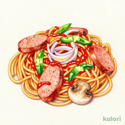 洋食屋のナポリタン