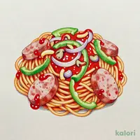 洋⾷屋のナポリタン