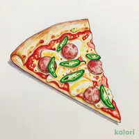 【⻤⾟唐⾟⼦4倍】セラーノペッパー＆ソーセージ（M・イタリアン・1ピース）