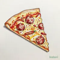 Serrano Pepper & Sausage Pizza (4x Spicy, Medium, Crispy Crust, 1 Slice)