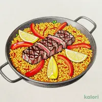 【ステーキ1.5倍盛】極旨ステーキのパエリア(P)