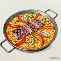 Steak Paella (Personal), 2x Steak