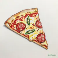 Serrano Pepper Pizza (Personal, Italian, 1 Slice), 5x Spicy
