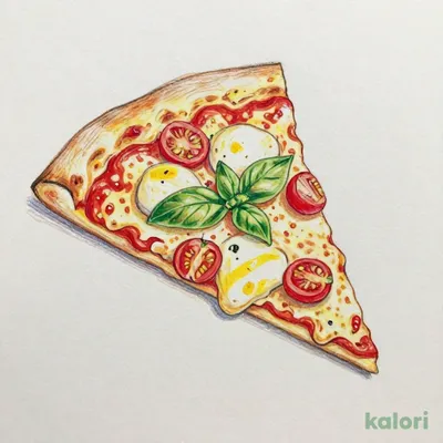 Melted Cheese Italiana Pizza (Medium, Crispy, 1 Slice)