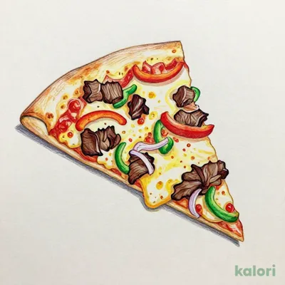 Bulgogi Pizza with Melted Cheese (M, Italian Crust, 1 Slice)
