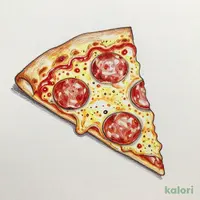 Pepperoni Lover Pizza with Melted Cheese (L, Crispy Crust, 1 Slice)