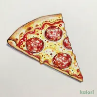 Pepperoni Lover Pizza with Melted Cheese (P, Italian Crust, 1 Slice)