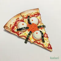Mochi and Mentaiko Pizza (P, Crispy Crust, 1 Slice)