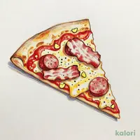 Garlic Master Pizza (Personal, Italian Crust, 1 Slice)