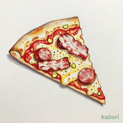 Garlic Master Pizza (Personal, Italian Crust, 1 Slice)