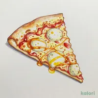 Cheese and Honey Pizza (M, Italian, 1 Slice)