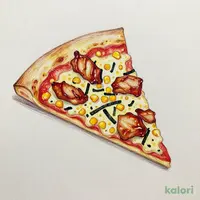 Teriyaki Chicken Pizza (P, Crispy Crust, 1 Slice)