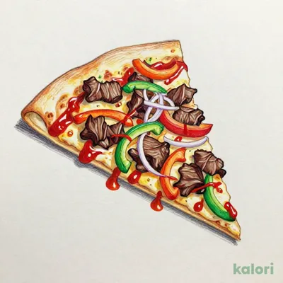 Bulgogi Pizza (L, Italian Crust, 1 Slice)