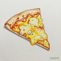 プレーンチーズピザ（カレーソース）（L・クリスピー・1ピース）