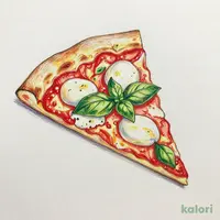 Margherita Pizza (L, Crispy Crust, 1 Slice)