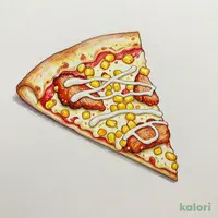 Hokkaido Sweet Corn & Teriyaki Mayo (Personal, Italian Crust, 1 Slice)