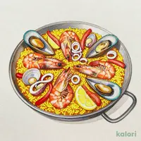 地中海⾵パエリア（M）
