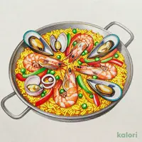 地中海⾵パエリア(P)