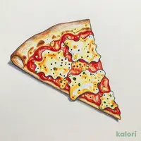 Summer Natural Cheese Trio (Personal, Italian Crust, 1 Slice)