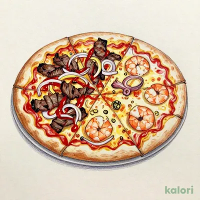 【コラボハーフ】直⽕焼きビーフ＆シーフードガーリック（P・イタリアン・1ピース）