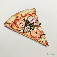 きまぐれクック監修 のり⾹るシーフードガーリックピザ（P・イタリアン・1ピース）